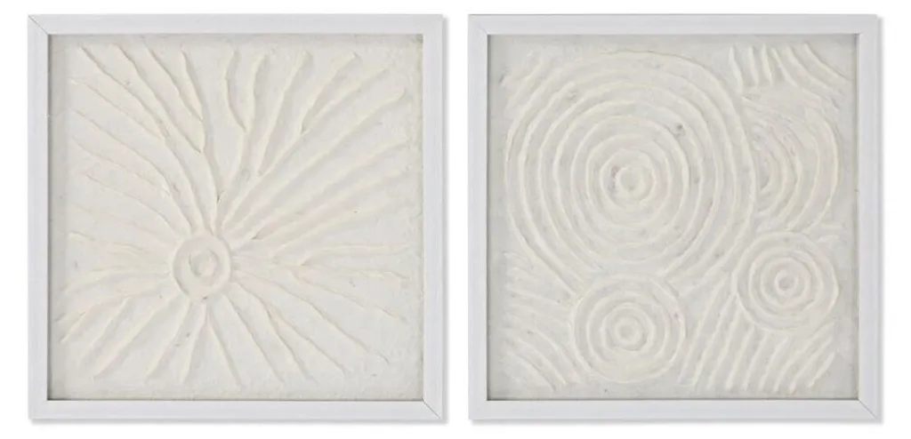 Tableaux Modernes 35x35 cm Lot de 2 Home ESPRIT Finition Papier Cristal Pro