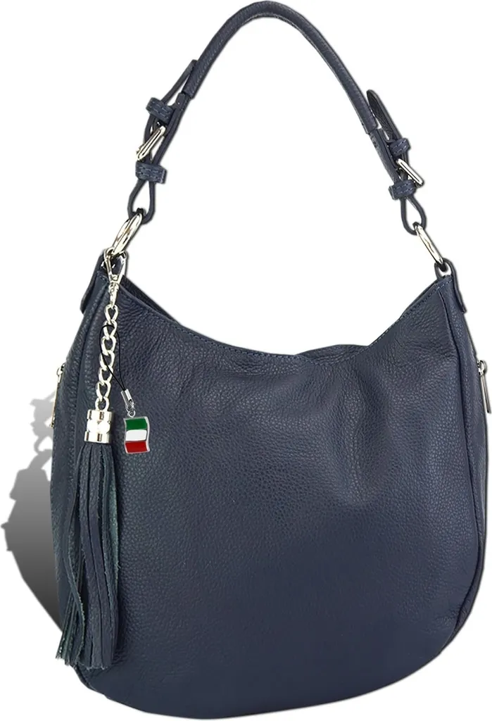 Sac shopper cuir bleu Florence D2OTF134B : stop au manque de place