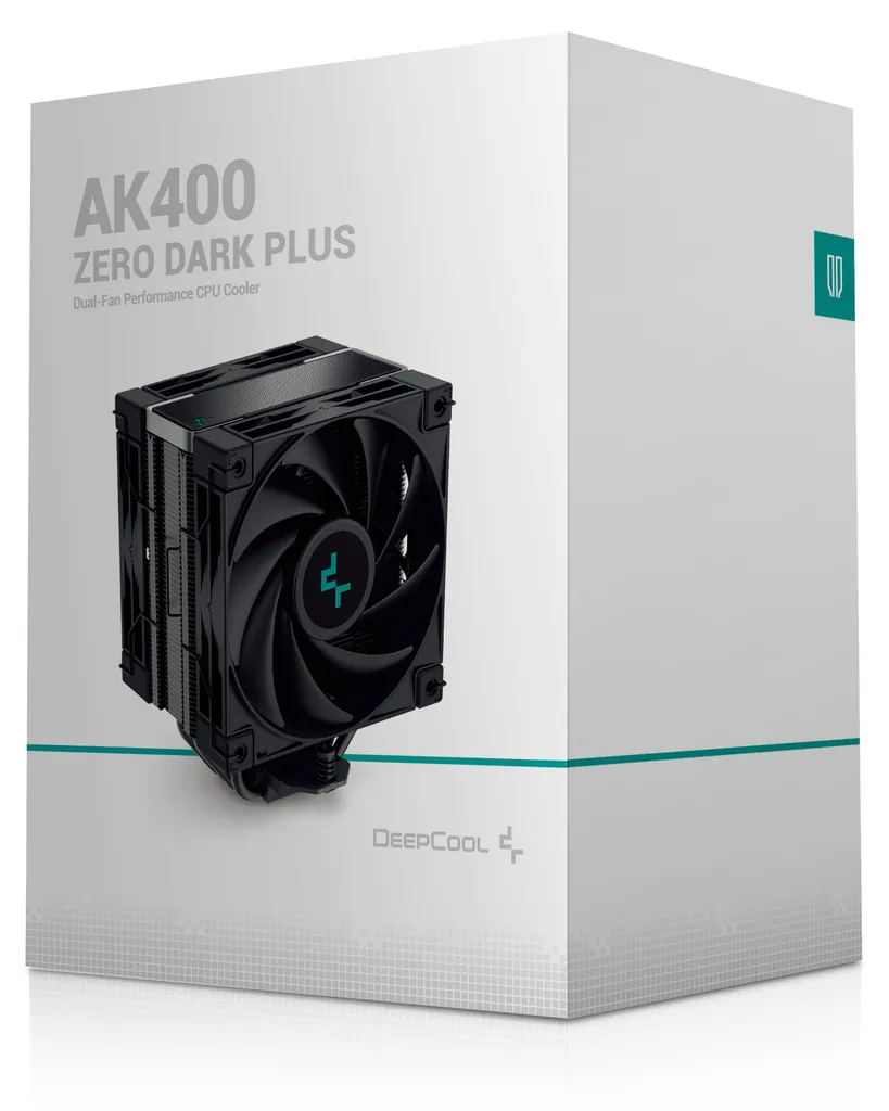 AK400 Zero Dark Plus Noir - Ventirad Performance avec Double Ventilateur - 10