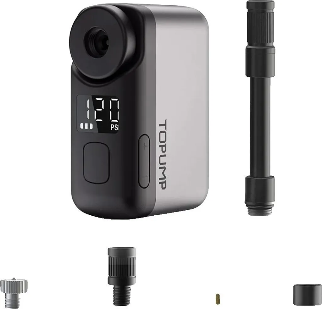 Mini Pompe 120 PSI à Affichage Digital Intelligent pour Pneus Vélo