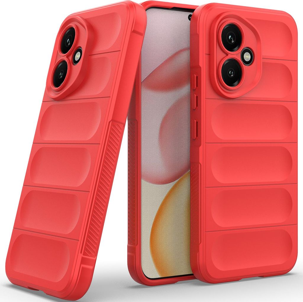Handyhülle für Honor 40 Weich TPU Silikon Stossfest Anti-rutsch Hülle Rot