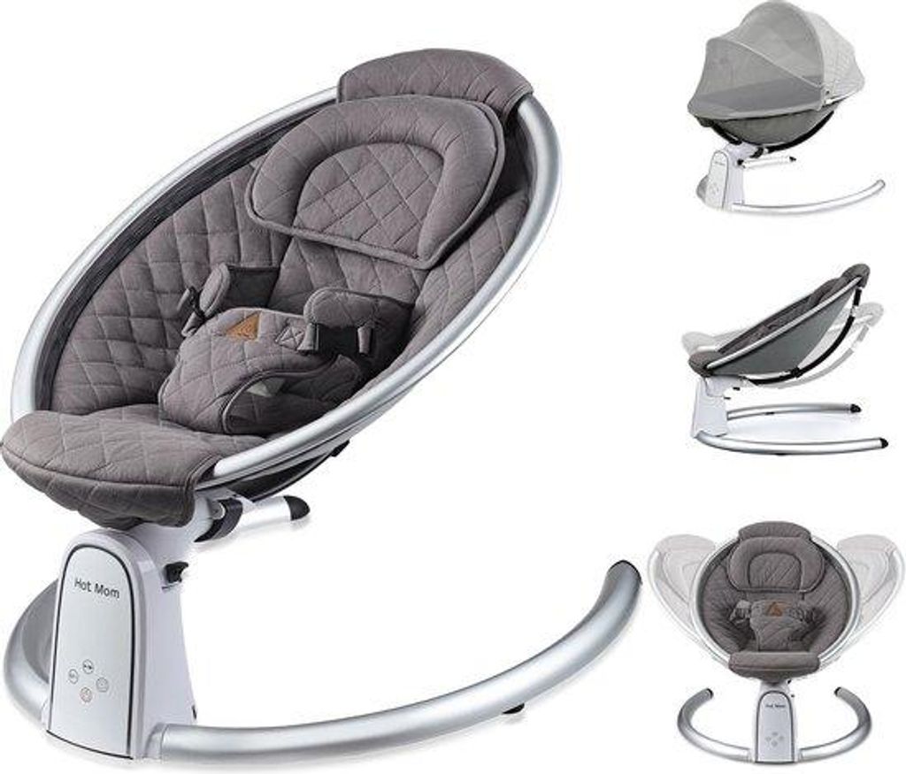 Elektrische Babywippe mit Bluetooth und Timer