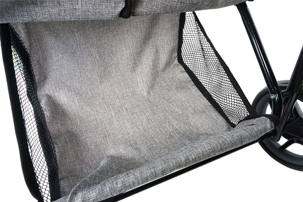 Zwillingspuppenwagen Duo jeans grey Produktbild 6