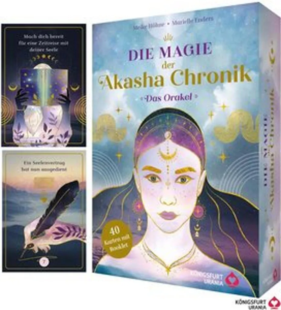 Oracle de l'Akasha : 40 Cartes Inspirantes et Livret Complet de Guidance