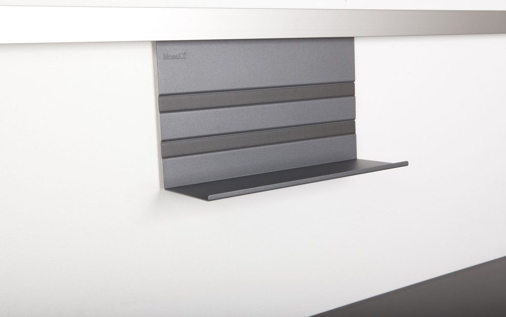Linero MosaiQ Universalablage 200 Graphitschwarz für Küchenutensilien