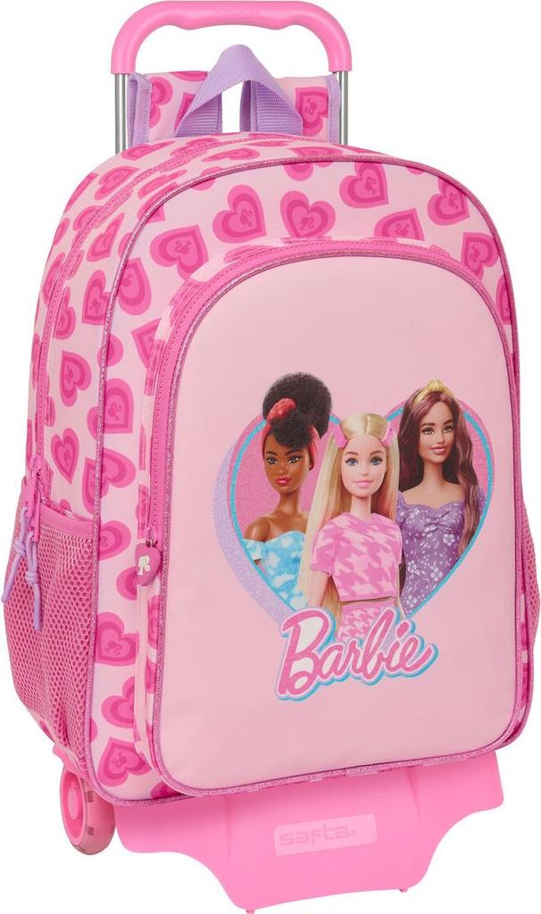 Barbie Love Schulrucksack auf Rädern Rosa 33 x 42 x 14 cm