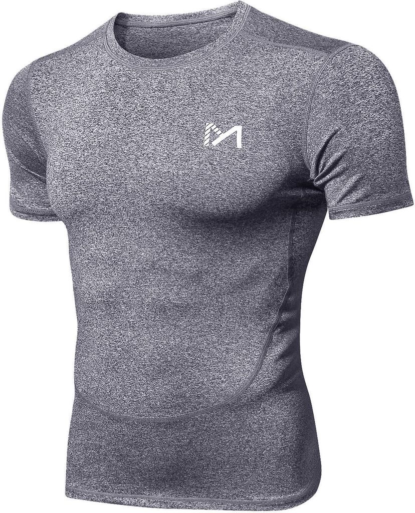 Herren Sportshirts Lang Kurzarm  Kompressions T Shirts Produktbild 