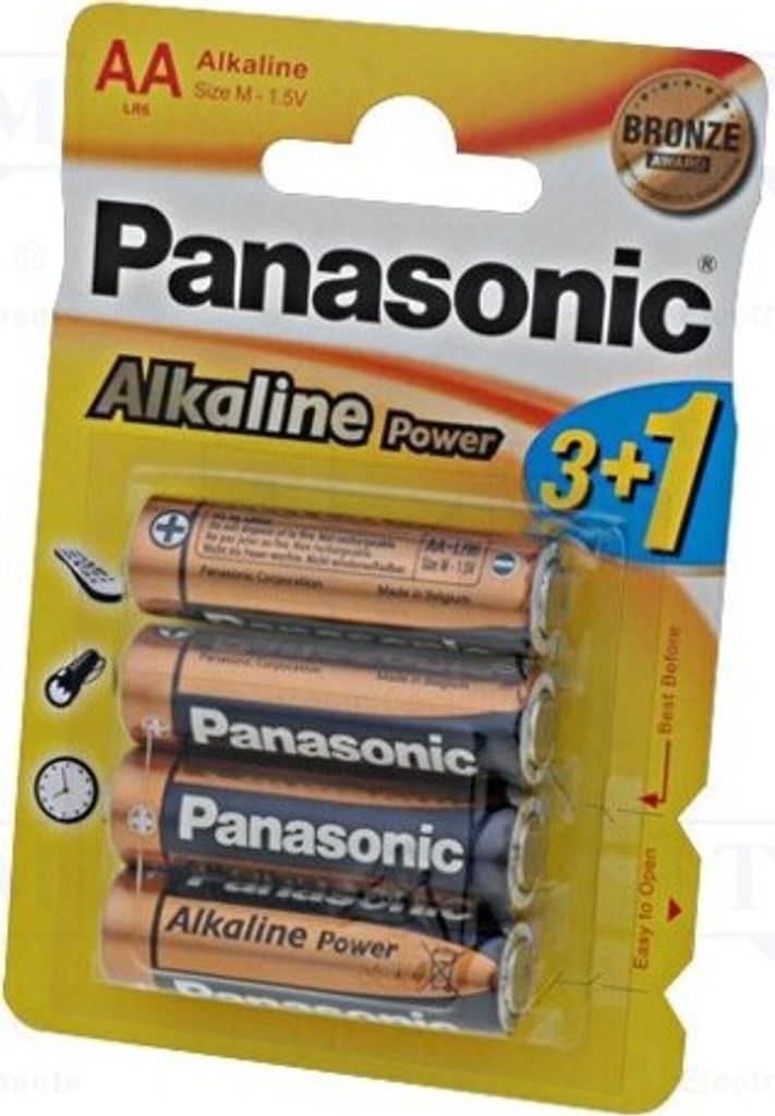 1x Batterie: alkalisch AA 1,5V Anz.Bat: 4 aufladbar(nein) Batterien BRONZE