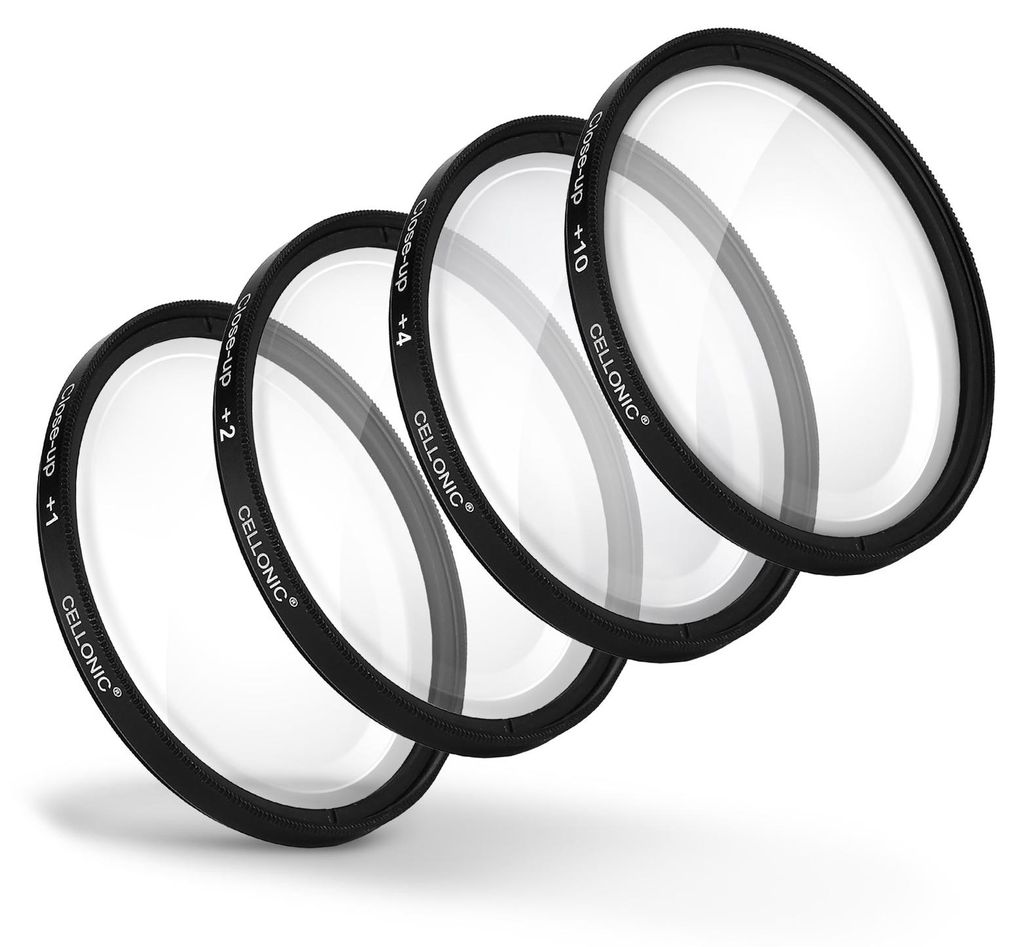 CELLONIC Ø 62mm 4x Close-Up Makro Filter - Nahlinsen Set / Produktbild 
