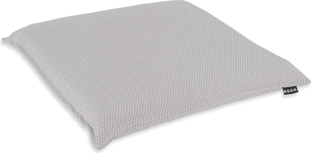 H.O.C.K. Allam Outdoor Sitzkissen kariert 45x45x6cm natur nanu