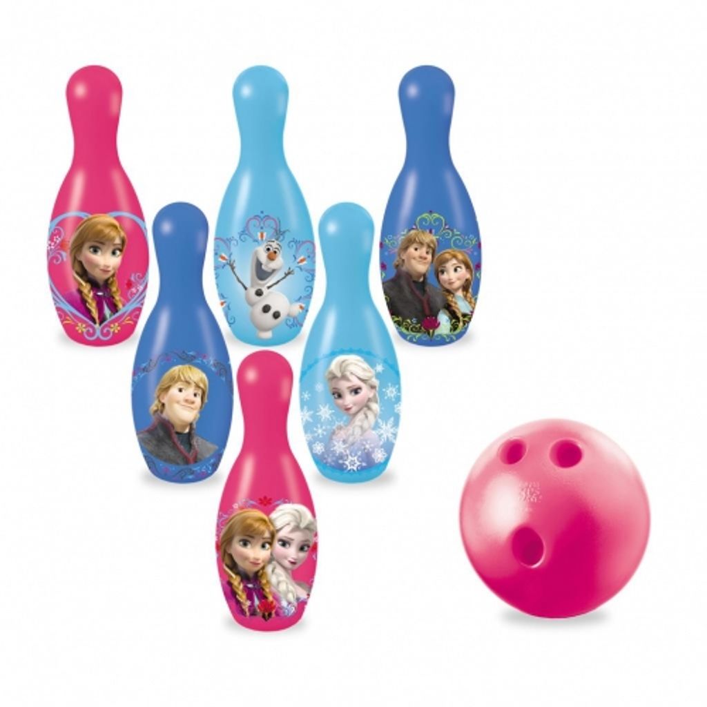 Disney Frozen Bowling Set Kinder Bowlingspiel Kegelset Kinderbowling 6 Kegel NEU 