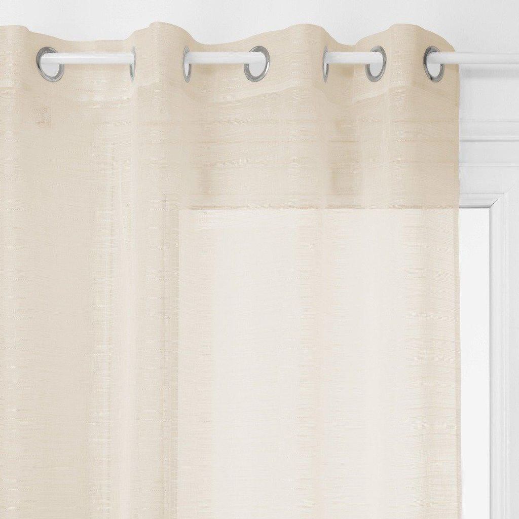 Deko Fenstervorhang Leinen 140x240cm pfirsichfarben Produktbild 