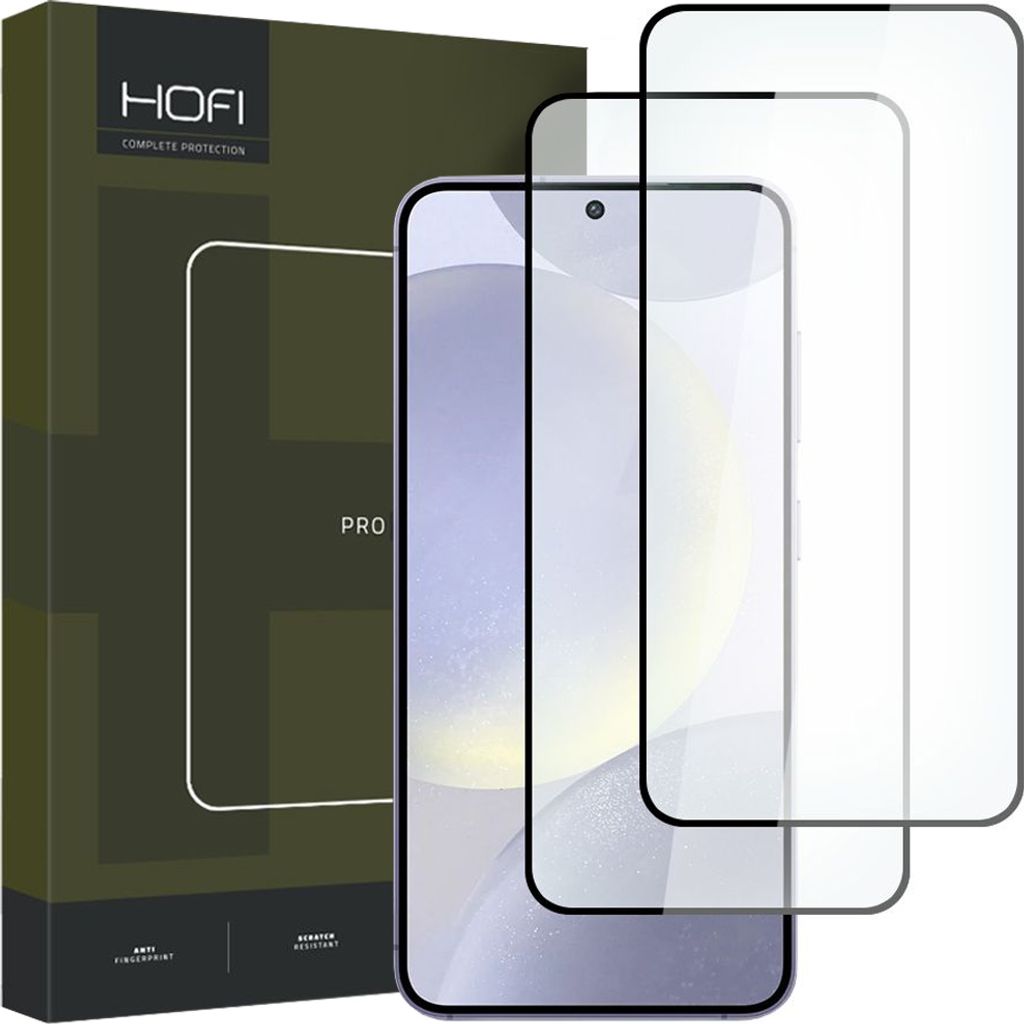 Verre trempé Hofi Glass Pro+ 2 Pack Galaxy S24+ Plus Noir Image du produit 