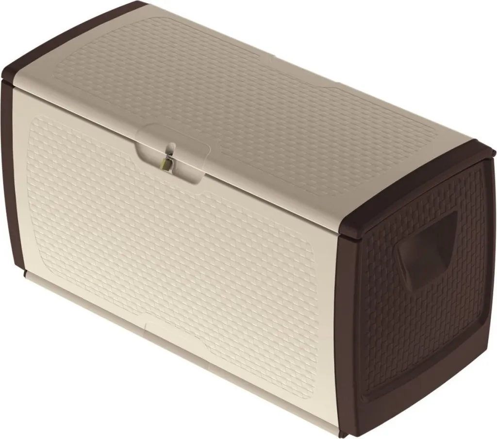 Malle de rangement extérieure 350L Bama Mettitutto design bicolore