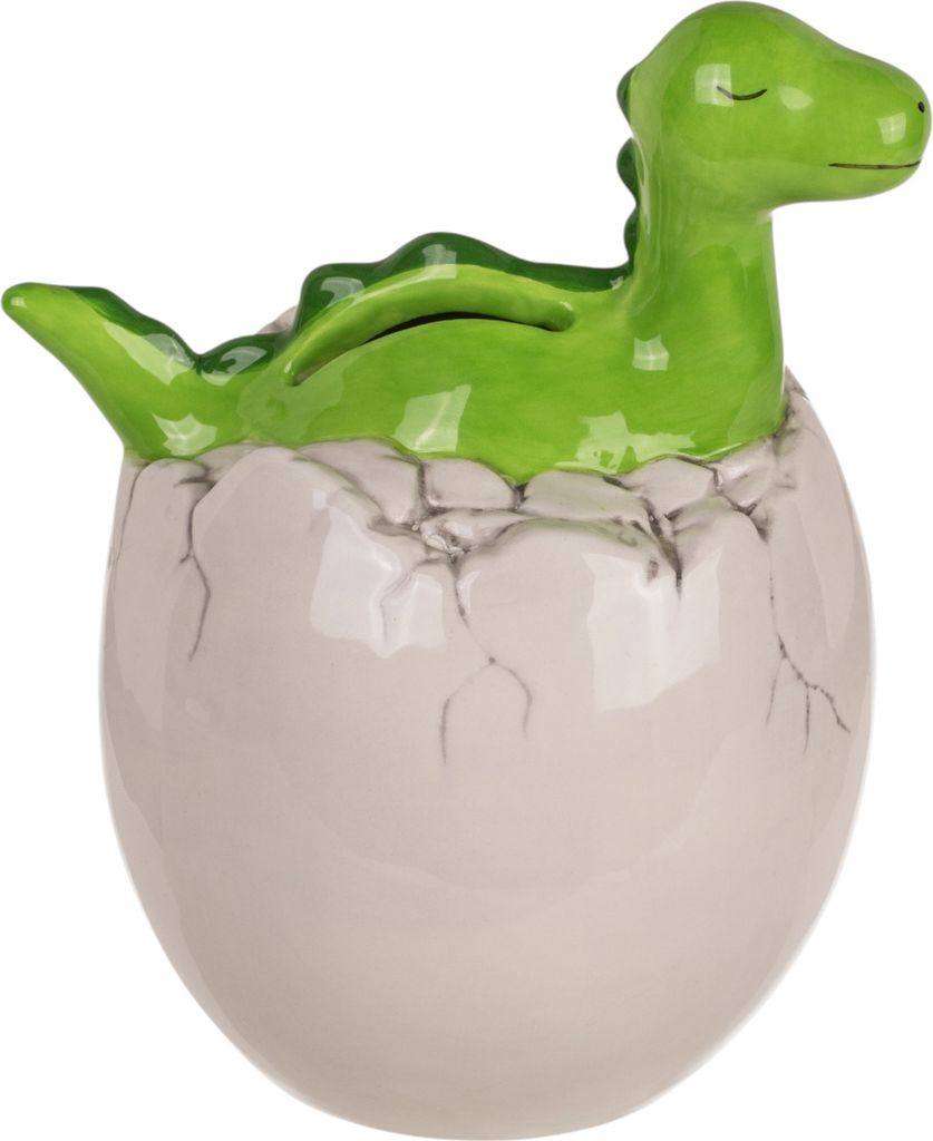 Dino aus dem Ei Spardose mit Schloss - Dinosaurier Produktbild 