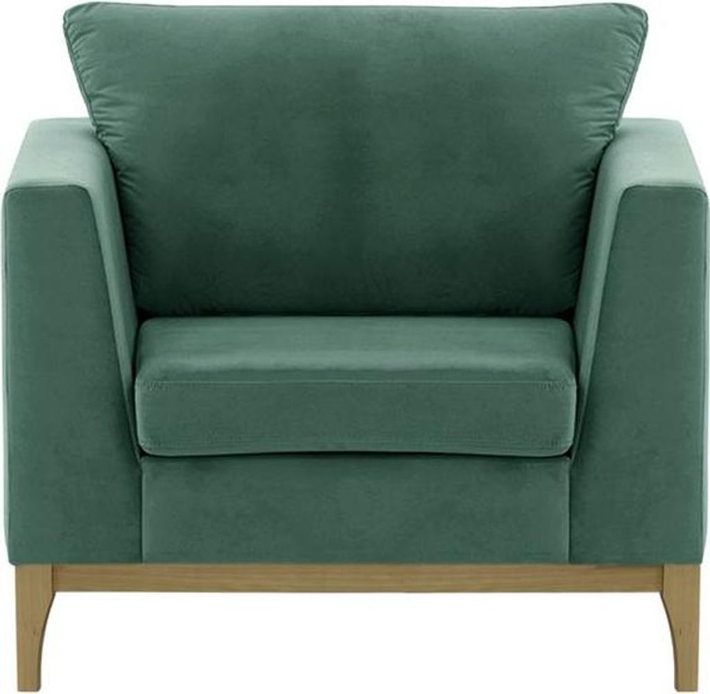 Sessel Gosena Wood-Velluto 12-wax black