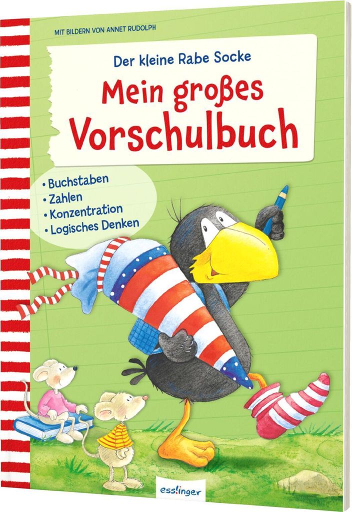 Der kleine Rabe Socke: Mein großes Vorschulbuch Produktbild 
