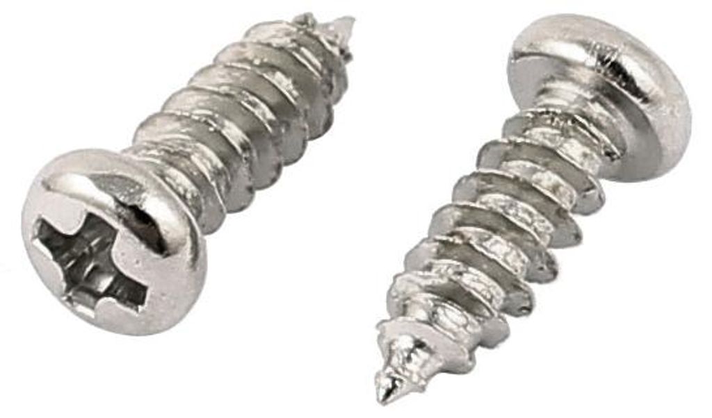 100 Stk M2,5 x 8 mm Edelstahl Kreuz Flachkopf Selbstschneidende Schrauben Bolzen de