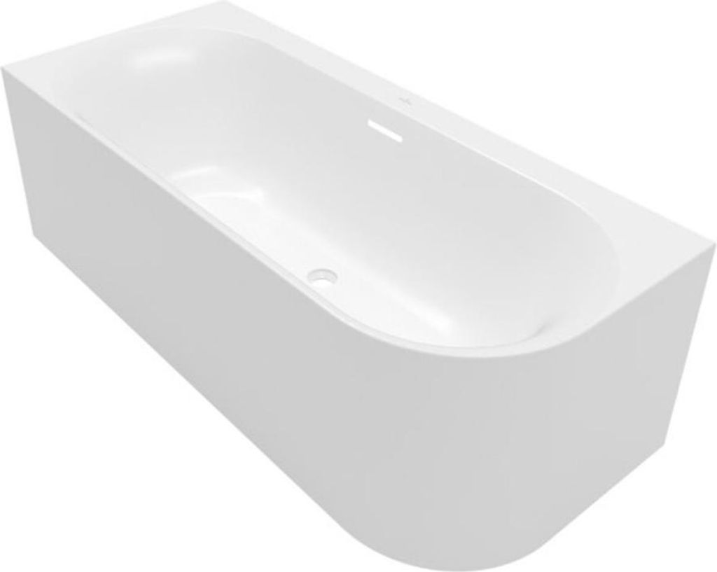 V&B V&B Oval-Badewanne Duo LOOP& FRIENDS 180x80cm, links, stone white