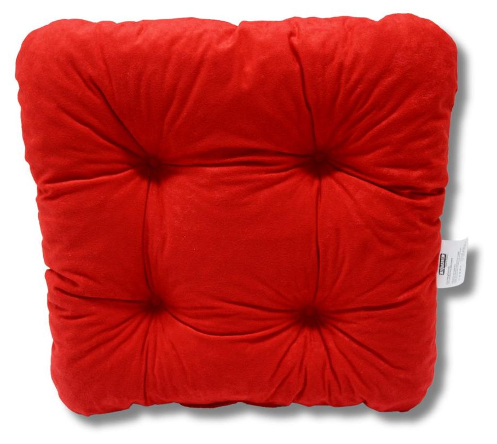 Prošívaný podsedák na židli 40x40x 8 cm z mikrovlákna - Obrázek produktu 