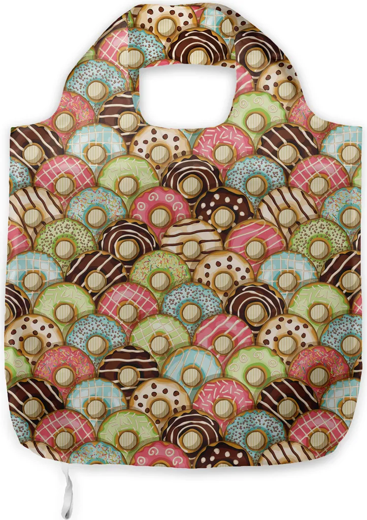 Borsa spesa ABAKUHAUS Deliziosa Colazione - Shopper in Tessuto Resistente