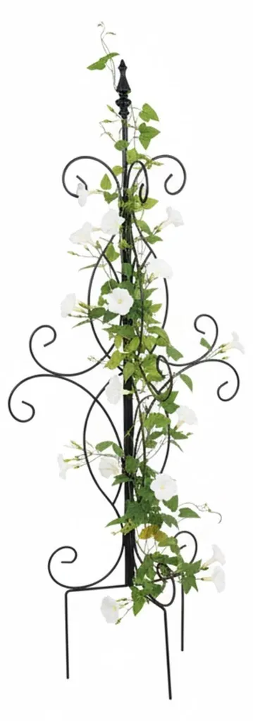Treillis de jardin en acier autoportant pour plantes grimpantes - 180cm