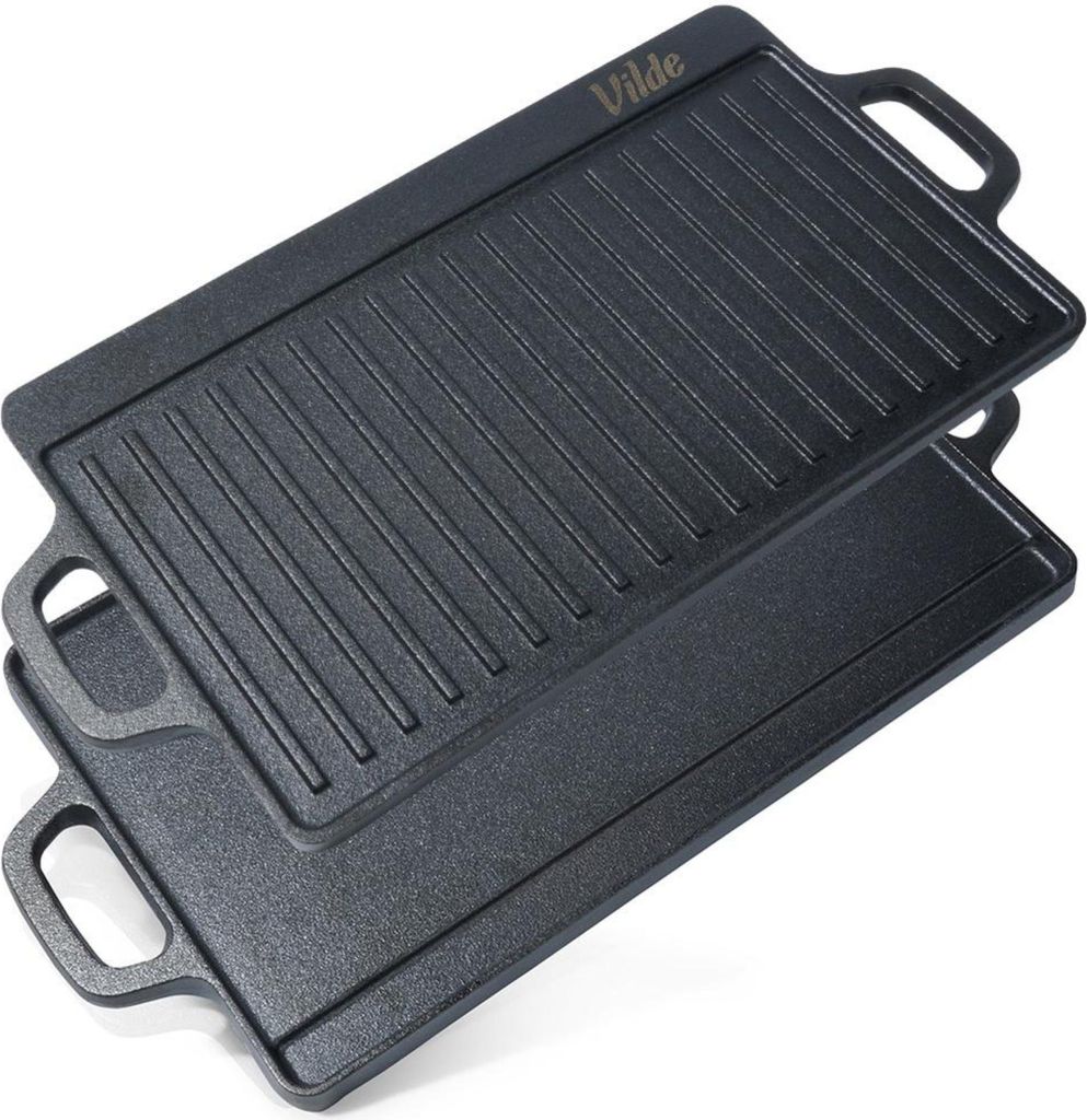 Vilde | Plaque à griller double face - En fonte - 45,5x22,5 Image du produit 