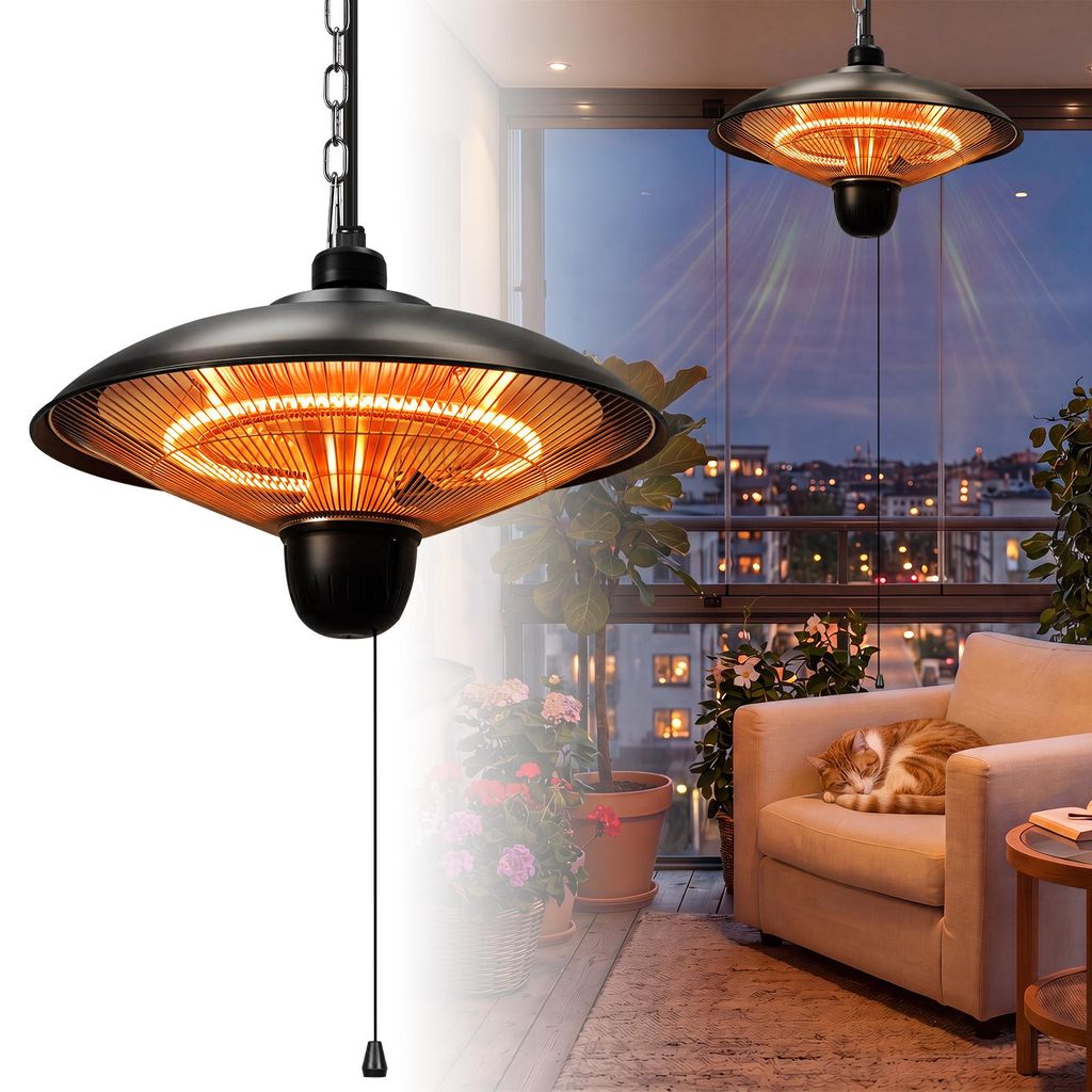 Peviasot Infrarood paneelverwarmers 600/1200/1800 W met Productafbeelding 
