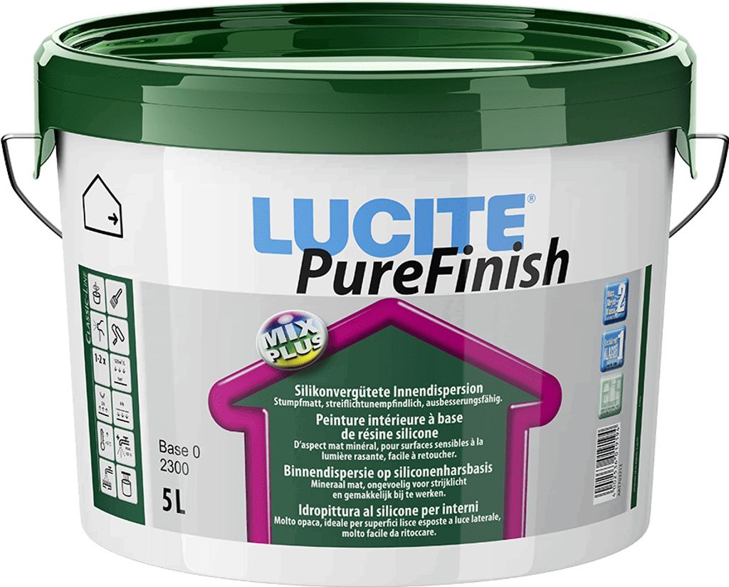 Lucite PureFinish, weiss, 5l Produktbild 