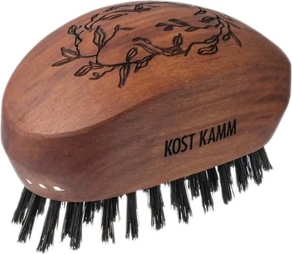 Brosse à cheveux en bois de poirier extrêmement dur - Format bombé 11cm