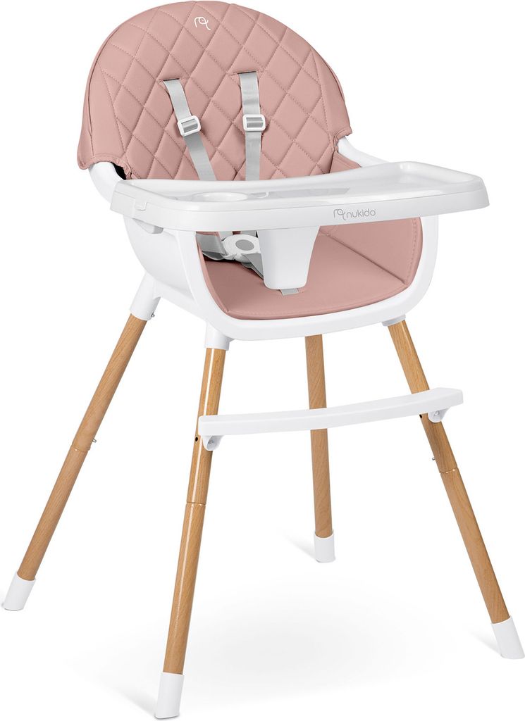 Nukido 700701, chaise haute Lilo, 3 en 1, avec repose-pieds Image du produit 