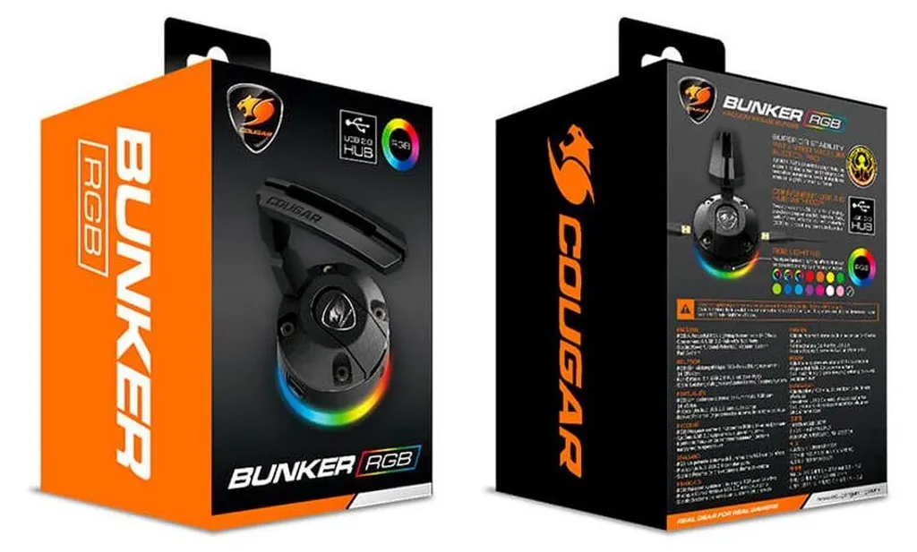 Mouse Bungee Cougar Bunker ARGB - Zero Attrito, Massima Precisione FPS - 7