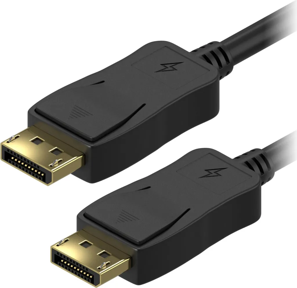 Câble DisplayPort 4K pour Écran PC AlzaPower Core 3m - Noir Mat