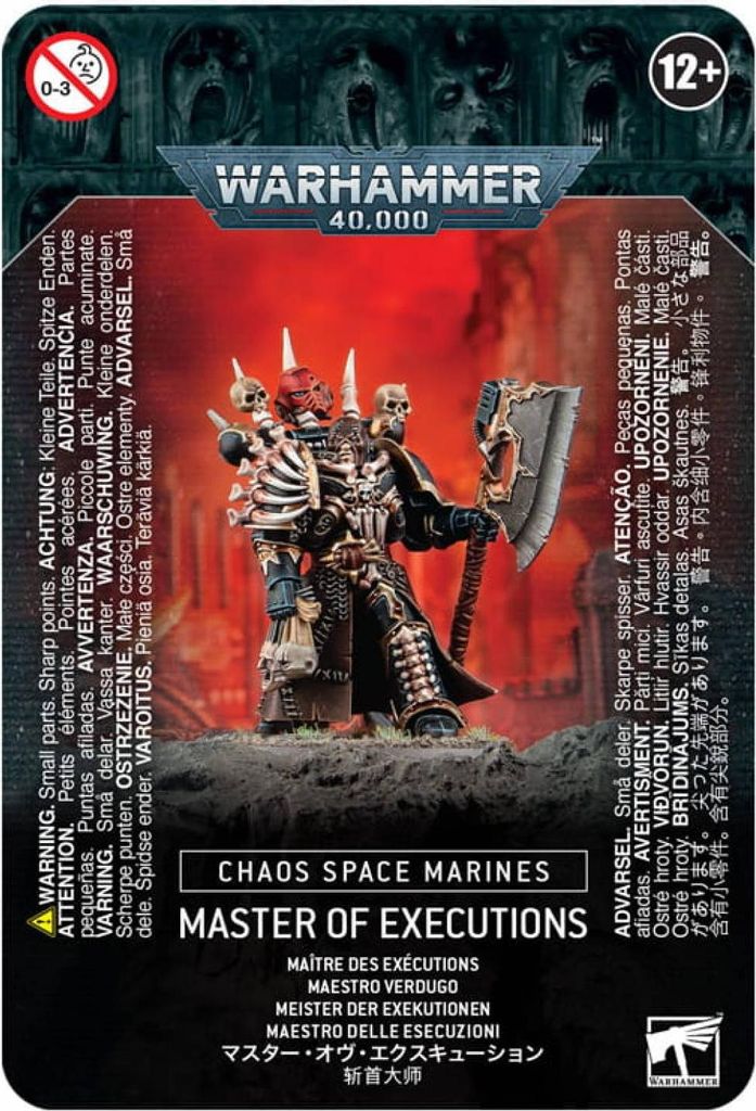 Warhammer 40,000 Chaos Space Marines Maestro delle Immagine del prodotto 