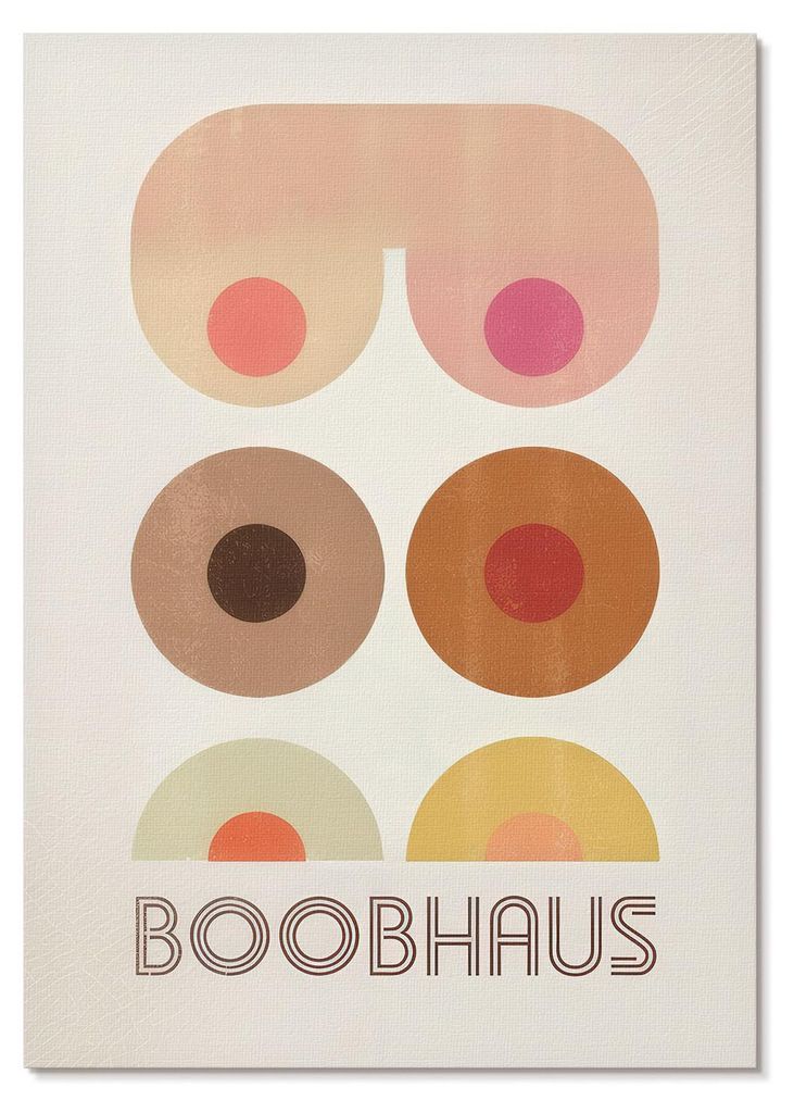 POSTER - 59x84 cm (A1) - Vinci Group - Boobhaus-Grafiken im Bauhaus-Stil - Wandbild für Wohnzimmer Schlafzimmer & Flur, Modernes Poster Wanddeko, ...