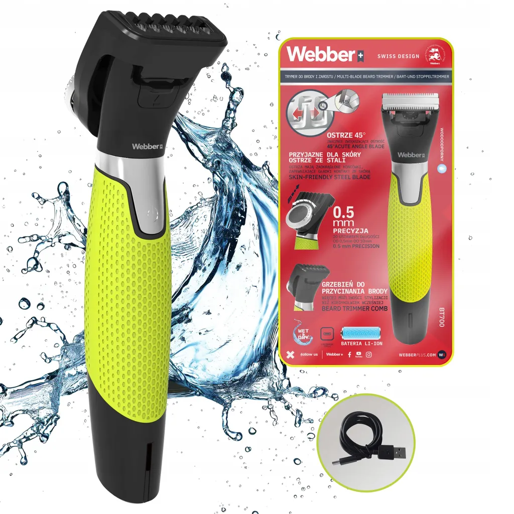 Tondeuse Webber BT700 0,5 mm : Fini les irritations et rasage précis