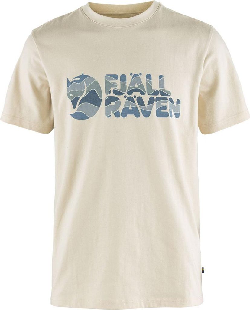 Fjällräven Multicolor Logo Kurzarm-t-shirt Beige L Mann Beige L