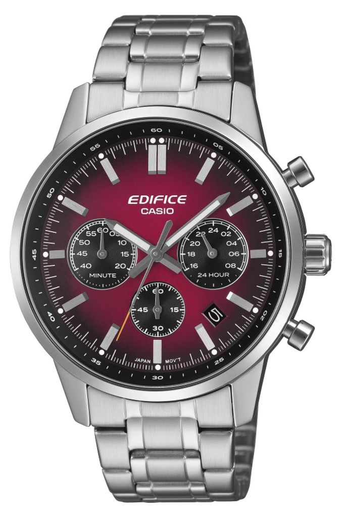 CASIO Edifice Herrenuhr rot silber EFR-575D-4AEF Produktbild 