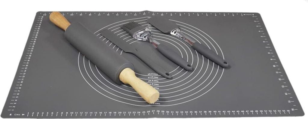 XXL-Silikontisch + Roller + Spatel + Pinsel + Messer