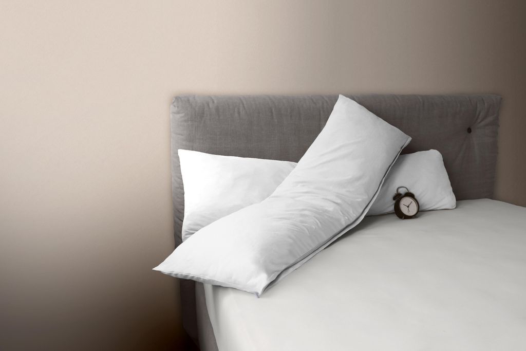 2x Seitenschläferkissenbezug Seitenschläferkissen Bezug Kissenbezug 45x145cm Weiß