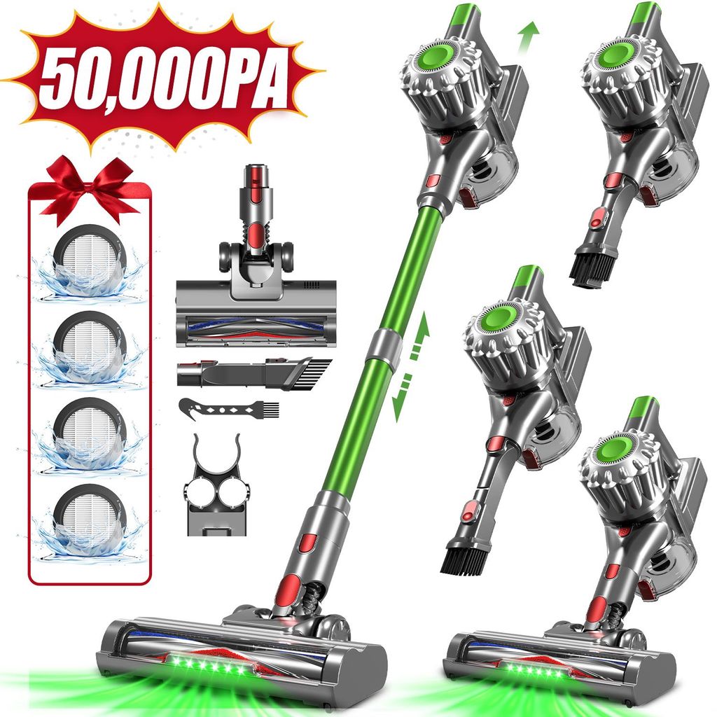 Adormii Akku Staubsauger,50000Pa Staubsauger Kabellos 60 Produktbild 