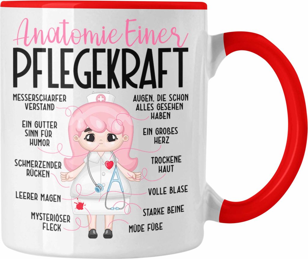 Trendation - Pflegefachkraft Tasse Geschenk Anatomie Einer Produktbild 
