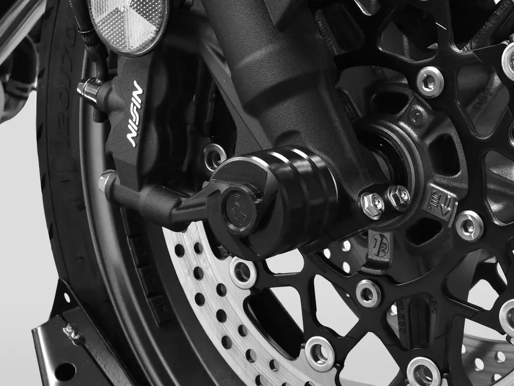 Crash Pads Zieger Asse Anteriore Honda Africa Twin Adventure Sports Nero