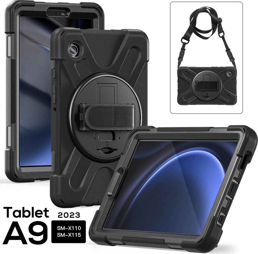 betterfon Hülle für Samsung Galaxy Tab A9 8,7 Zoll 2023, Stoßfeste mit Displayschutz