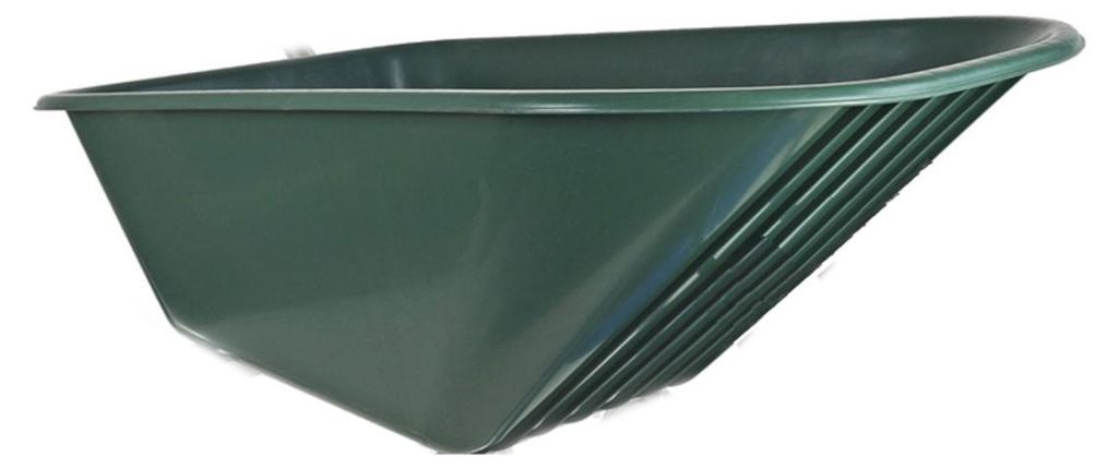 BPA Ersatzmulde Schubkarre 100L | Kunststoff PP | Grün | Produktbild 