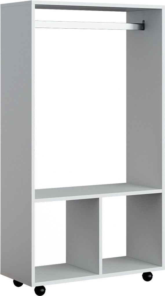 Kleiderschrank Vicco Sydney Weiß 70 x 128 cm, Model 37513 Produktbild 
