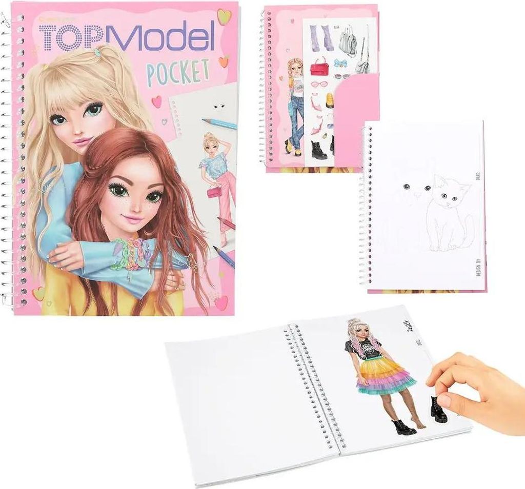 TopModel TOPModel Pocket Malbuch