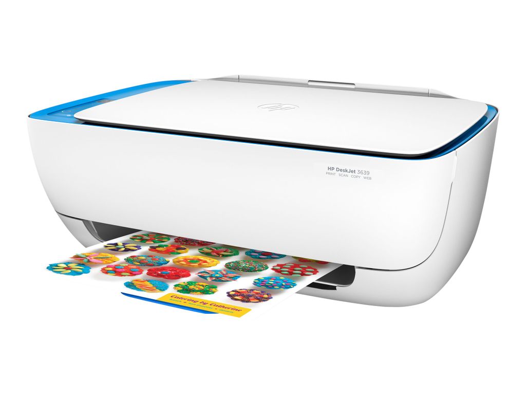 HP DeskJet 3639 Tintenstrahl All-in-One Drucker 3in1 Produktbild 