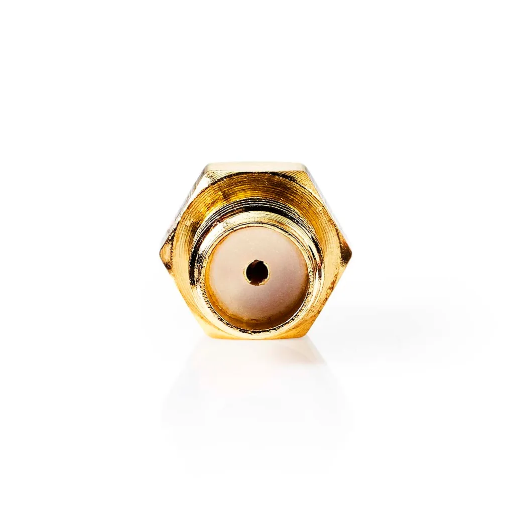 2 Pezzi Adattatore SMA Femmina Reverse Polarity RP-SMA Femmina Oro