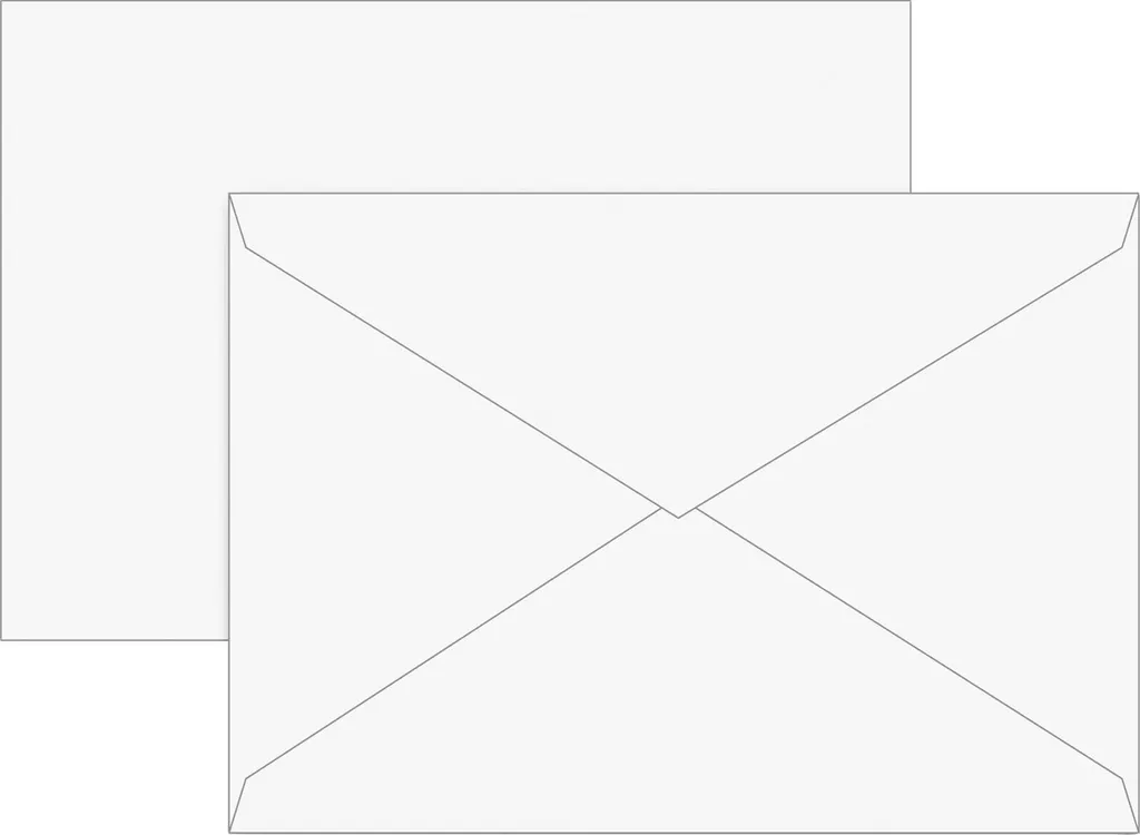 Enveloppe C6 Blanche BRUNNEN 1053548 lot de 10 pièces pour format A6
